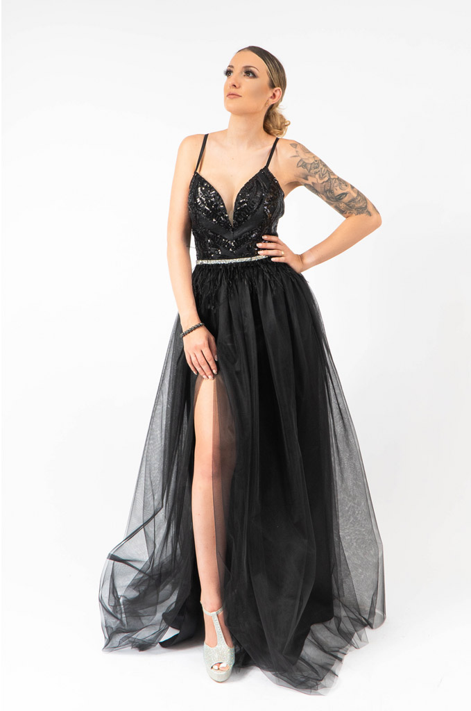 Mona Grace Black Dress