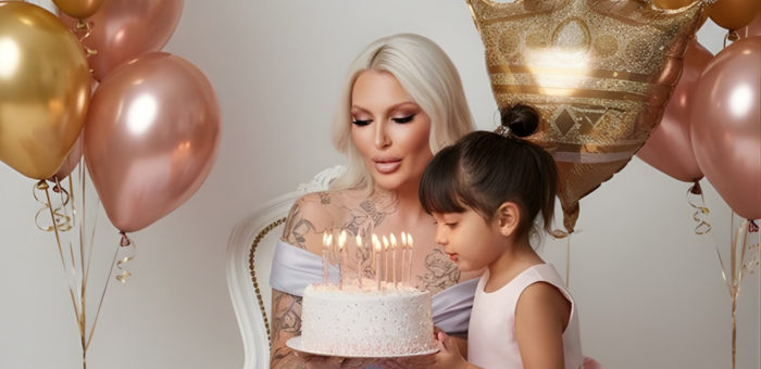 Дизайнерката Deina Brentjens с дъщеря си Теа